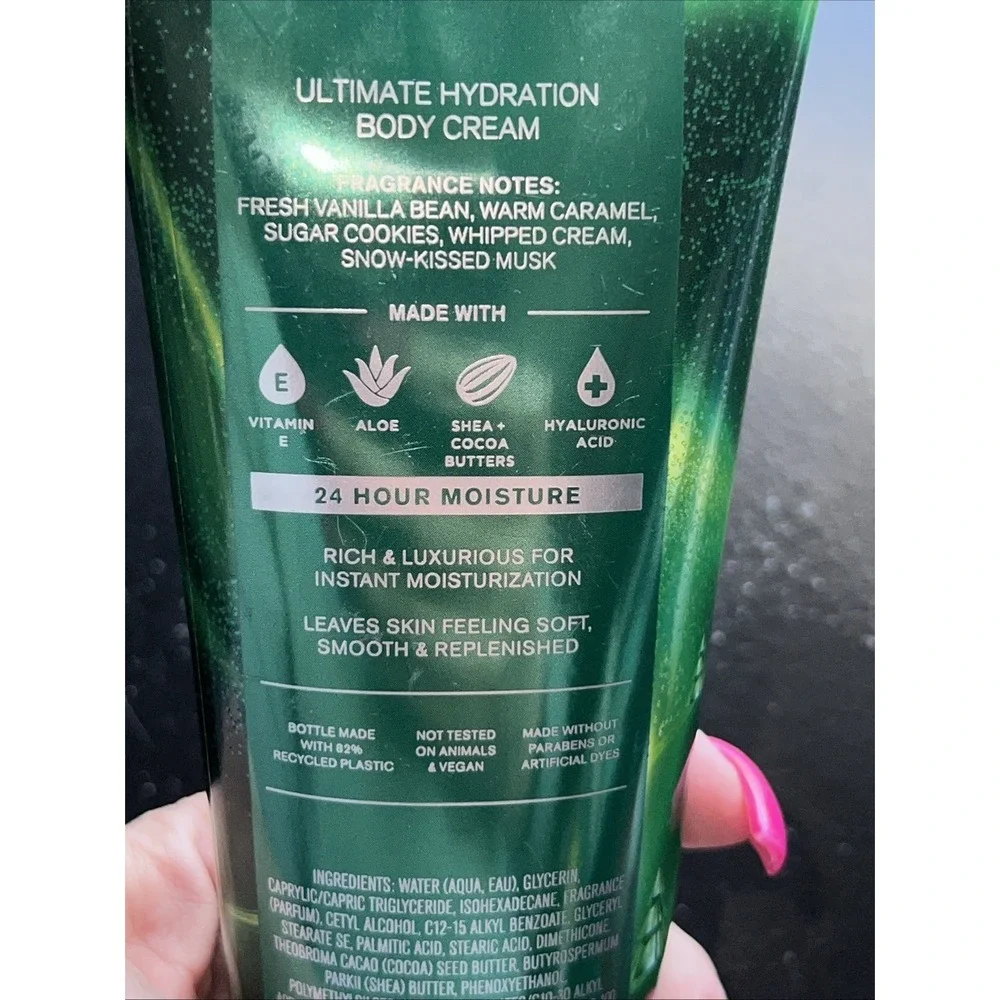 Bath‎ & Body Works Vanilla Bean Noel Ultimate Hydration Body Cream 8oz Seasonal